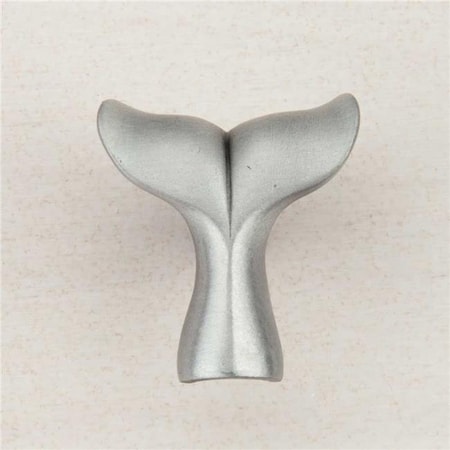 Acorn Mfg Acorn Manufacturing DP6PP Artisan Collection DP6PP Whale Tail Knob; Antique Pewter DP6PP